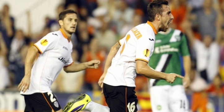 Ruime zeges Valencia, Fiorentina; Swansea morst
