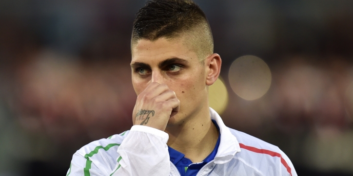 Italië ziet ook Verratti afhaken voor Euro 2016