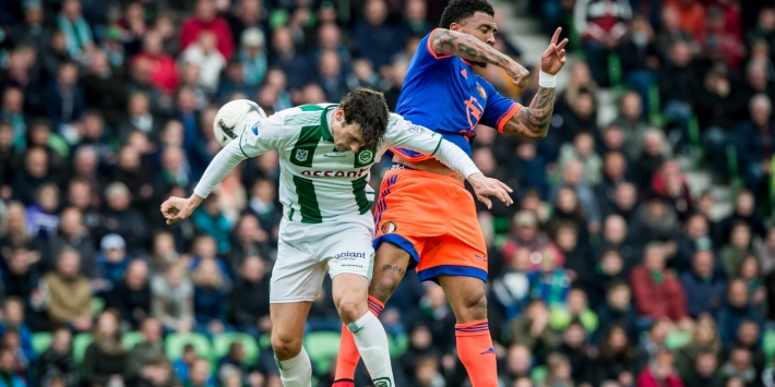 FC Groningen en Feyenoord houden elkaar in evenwicht