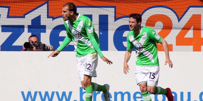 Dost met twee goals held van CL-deelnemer Wolfsburg