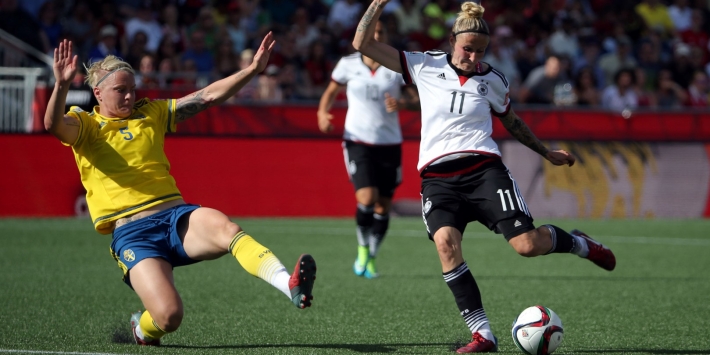 Duitsland bereikt kwartfinale na ruime zege op Zweden