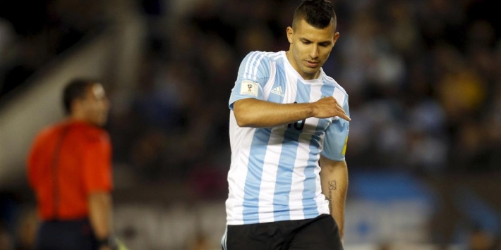 Agüero voorlopig aan de kant door hamstringproblemen