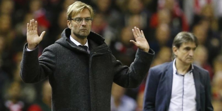 Klopp speelt ook op Anfield Road gelijk met Liverpool