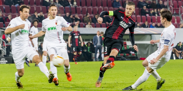 Gouweleeuw op weg terug bij Augsburg na klaplong