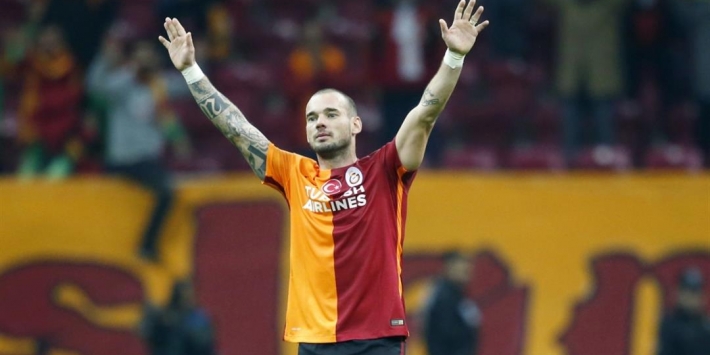 Assist Sneijder bij kleine uitzege Galatasaray