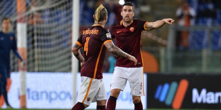 Invaller Strootman wint met Roma, Fiorentina morst