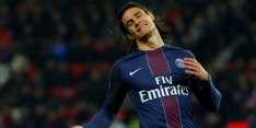 Cavani verlost PSG met strafschop, Nice wint ook nipt
