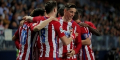 Atlético Madrid op plaats drie na overwinning bij Málaga