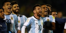 Argentinië door hattrick Messi naar WK, Chili gaat niet