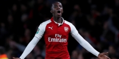 Achttienjarige Nketiah redt Arsenal, City door na penalty's