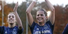 Ajax vrouwen grijpen de kop na laat doelpunt Van Lunteren
