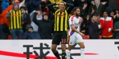 Janmaat met Watford aan kop dankzij wereldgoal Holebas