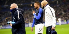 Drama voor PSG: ook Mbappé loopt blessure op in interland