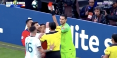 Video: Messi krijgt in troostfinale rood na opstootje