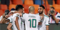 Vedette Mahrez schiet Algerije in slotseconde naar finale