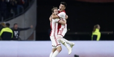 Ajax krijgt stug FC Groningen pas na rode kaart op de knieën