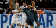 Argentinië en Uruguay spelen gelijk door late goal Messi