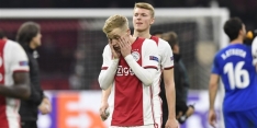 Van de Beek over anti-voetbal: "Nog nooit meegemaakt"