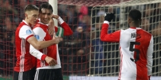 Feyenoord bereikt bekerfinale na zeer ruime overwinning op NAC