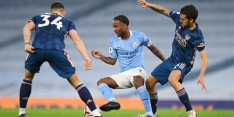 Goal Sterling helpt Manchester City in topper langs Arsenal