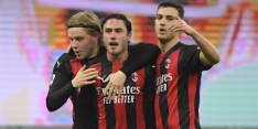 Uitgekleed AC Milan blijft door wereldgoals in Italiaanse titelstrijd 