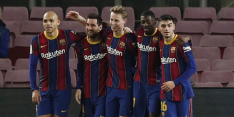 Flitsende De Jong en scorende Messi bezorgen Barça zege