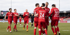 Almere City wint eerste wedstrijd na ontslag Tobiasen