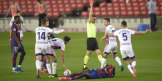 Woedend Real Valladolid voelt zich bestolen door arbitrage