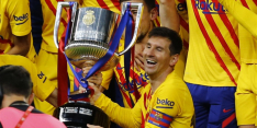 Messi: "Speciaal om de prijs omhoog te houden als aanvoerder"