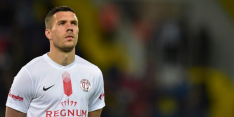 Podolski ruziet na met Antalyaspor na afscheid
