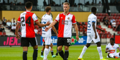 Feyenoord stelt enigszins teleur bij debuutwedstrijd Slot