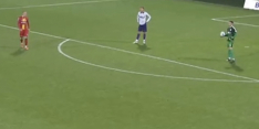 Video: RKC Waalwijk-keeper Vaessen geeft fraaie assist