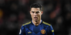 Ronaldo boos om wissel op lastige avond voor United