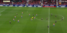 Bizar einde Atlético: omhaal afgekeurd, volley van 40m op de lat