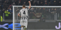 Scorende De Ligt houdt sprankje titelhoop Juventus in leven 