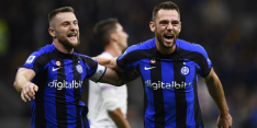 Zeldzame goal De Vrij bij Inter; invaller Lang redt Club Brugge