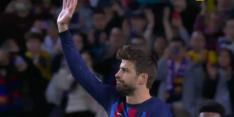 Kippenvel: emotionele Piqué verlaat Camp Nou voor het laatst