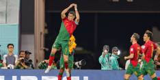 Portugal na spectaculaire tweede helft nipt langs Ghana