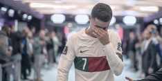 Cristiano Ronaldo in tranen na allerlaatste WK-wedstrijd