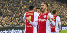 Ajax herstelt zich van Europese deceptie en wint nipt van Vitesse