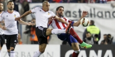 Atlético in stugge wedstrijd niet voorbij Valencia