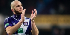 Winnend Anderlecht blijft tweede, Nuytinck trefzeker