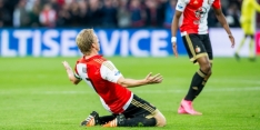 Hattrick Kuyt helpt Feyenoord langs dapper AZ