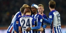 Hertha houdt dankzij hattrick Kalou druk op Wolfsburg  