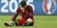 Ronaldo is enkele weken zoet met zijn knieblessure