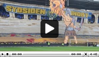 Video: Brøndby-fans tonen indrukwekkende sfeeractie