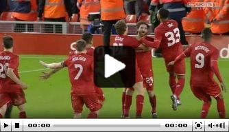 Video v/d dag: Liverpool bereikt finale na strafschoppen
