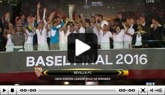 Video v/d dag: Sevilla weer beste in Europa League