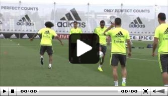 Video: Ronaldo traint weer mee bij Real Madrid