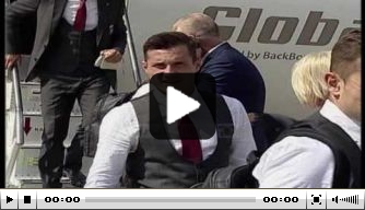 Video: spelers van Albanië groots ontvangen na EK-debuut